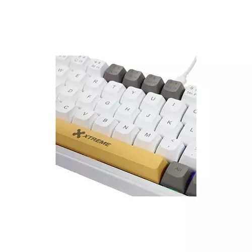 Xtreme KM71G Wired Blue Switch 68 keys White Mechanical Gaming Keyboard - 4
