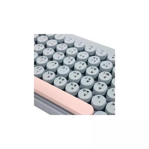 Xtreme K898W 84 Keys Wireless Sky Blue Keyboard with Bangla - 4
