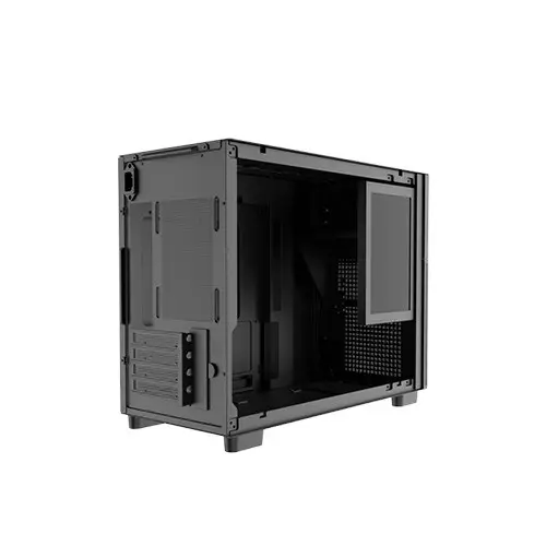Xtreme D777B Mid Tower Tempered Glass Black Case With 7-inch LCD Display - 3