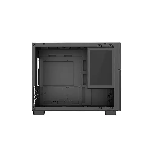 Xtreme D777B Mid Tower Tempered Glass Black Case With 7-inch LCD Display - 4