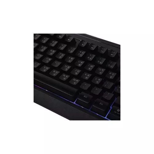 Xtreme K502R RGB Backlit Wired Black Keyboard with Bangla - 3