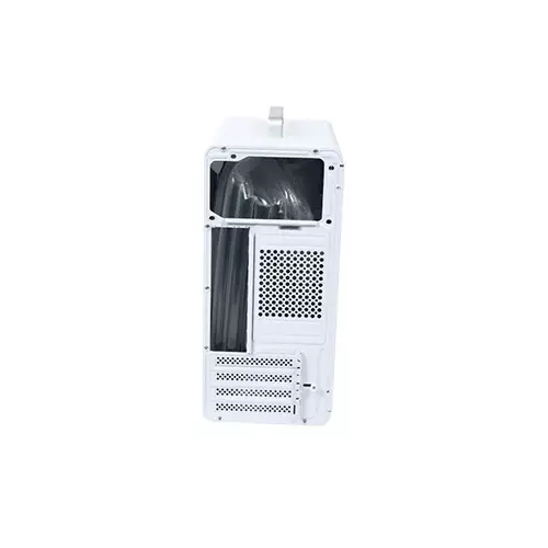 Xtreme U200 Mid Tower Micro ATX  Desktop White Case With PSU - 5