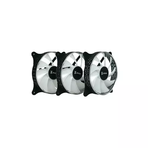Xtreme XJOGOS CF30R 3 120mm 3xFAN RGB Tri Color Casing Cooling Fan - 2