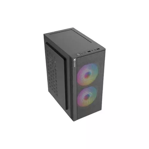Xtreme M111 RGB Mid Tower ATX Computer Case With 2 RGB Fan - 1