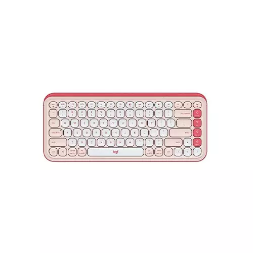 Logitech POP Icon Keys Easy-Switch Between up to 3 Devices Wireless Keyboard (Graphite & Green) - 2