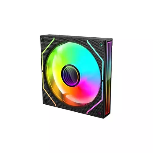 Value-Top CR10-W1236ARGB 120mm (3xFAN) Mirror ARGB Case Fan With Control Hub - 3