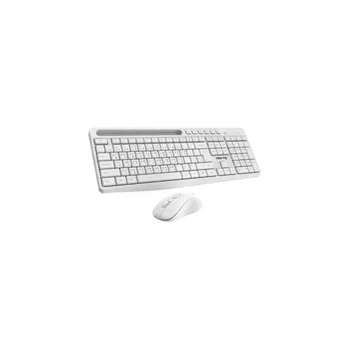 Value-Top KMW1096B White Wireless Keyboard and Mouse Combo - 2