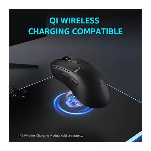Rapoo VT3PRO MAX Dual Mode Lightweight Optical Gaming Mouse (Black) - 3