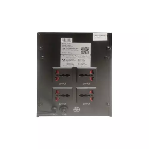 Apollo 1200E 2000VA 4-Battery Offline UPS with Metal Body - 2