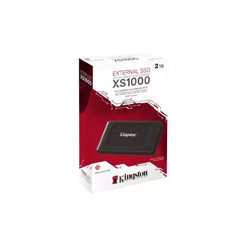 Kingston XS1000 2TB USB 3.2 Gen 2 External SSD - 2