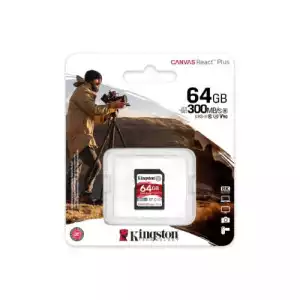Kingston Canvas React Plus 64GB UHS-II SD Memory Card