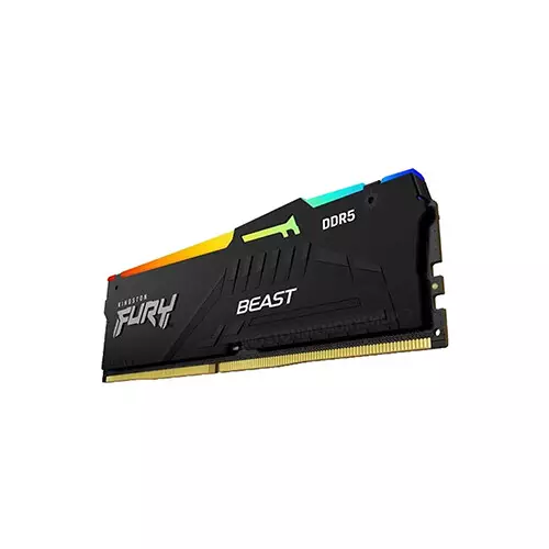 Kingston FURY Beast 16GB DDR5 6000MHz CL36 RGB Desktop RAM - 2