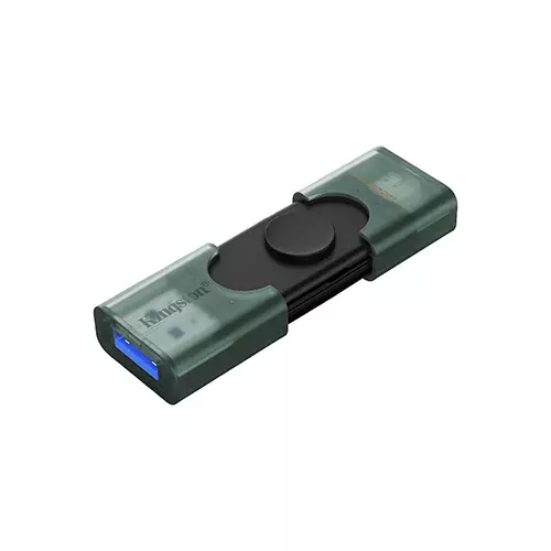Kingston DataTraveler Duo 128GB USB 3.2 Pen Drive with USB Type-A and USB Type-C
 - 2