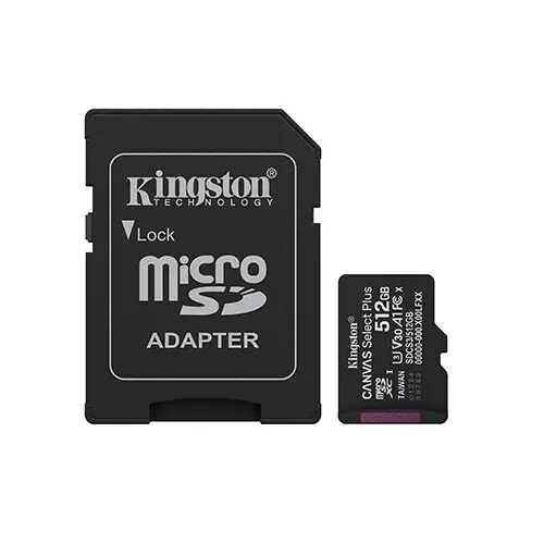 Kingston Canvas Select Plus microSD 512GB memory card