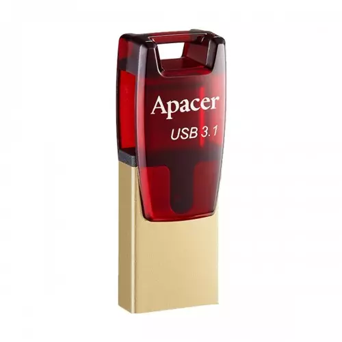 Apacer AH180 64GB USB 3.1 Type-C OTG Pen Drive - 1