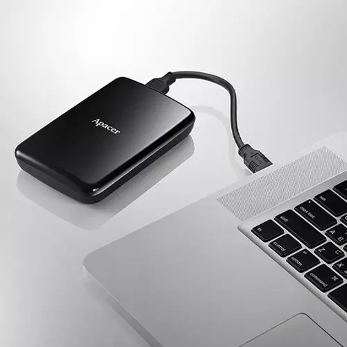 Apacer AC233 4TB USB 3.1 Gen 1 Portable Hard Drive (Black) - 2