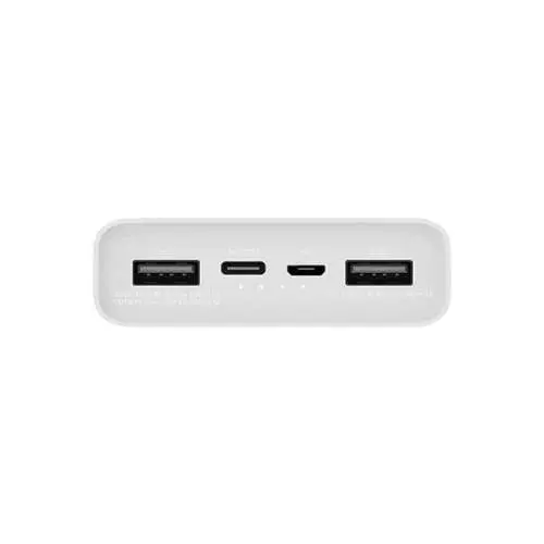 Xiaomi Mi V3 20000mAh USB-C 18W White Power Bank - 1