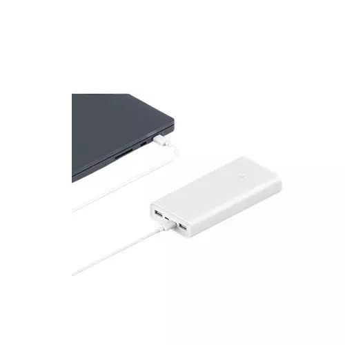 Xiaomi Mi V3 20000mAh USB-C 18W White Power Bank - 3