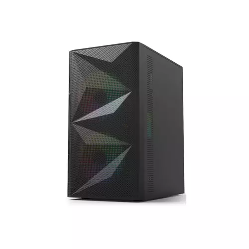VALUE TOP VT-M700 MINI TOWER MICRO-ATX BLACK GAMING CASING WITH PSU - 1