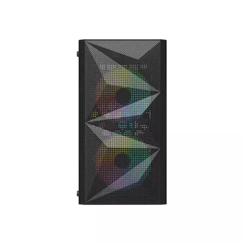 VALUE TOP VT-M700 MINI TOWER MICRO-ATX BLACK GAMING CASING WITH PSU - 5