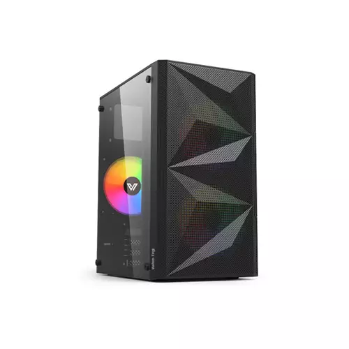 VALUE TOP VT-M700 MINI TOWER MICRO-ATX BLACK GAMING CASING WITH PSU - 6