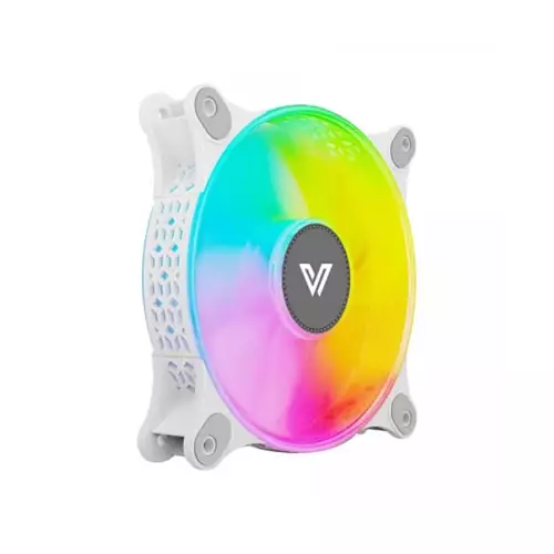 VALUE TOP W1292S 120MM 3 COLOR 1XFAN WHITE CASING COOLING FAN - 1