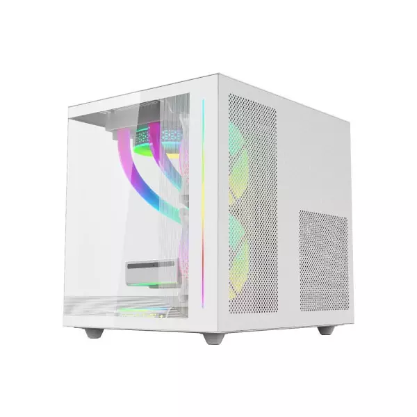 VALUE-TOP V900W MINI TOWER GAMING MICRO ATX WHITE CASING - 1