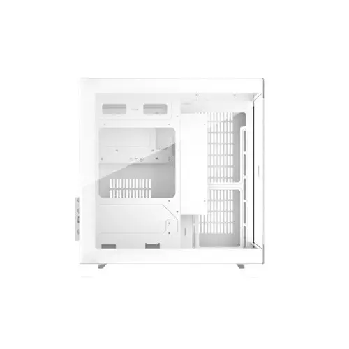1st Player MV5-TP Mid Tower Micro-ATX Tempered Glass Transparent Gaming Case (White) - 4