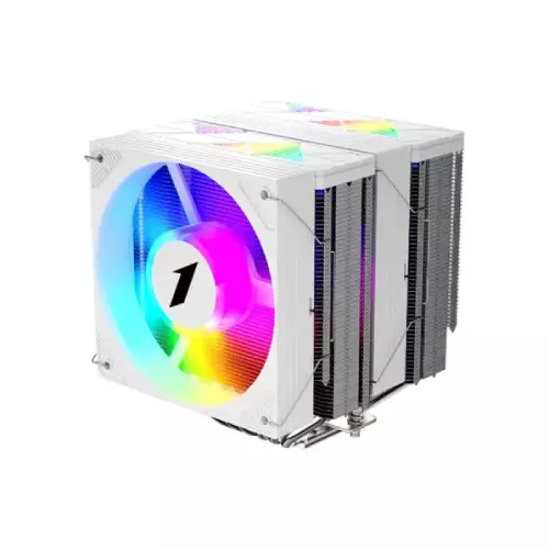 1STPLAYER CRYO CY12LD ARGB Dual Tower Air CPU Cooler (White) - 1