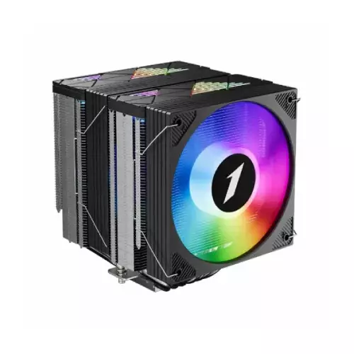1STPLAYER CRYO CY12LD ARGB Dual Tower Air CPU Cooler (Black) - 1
