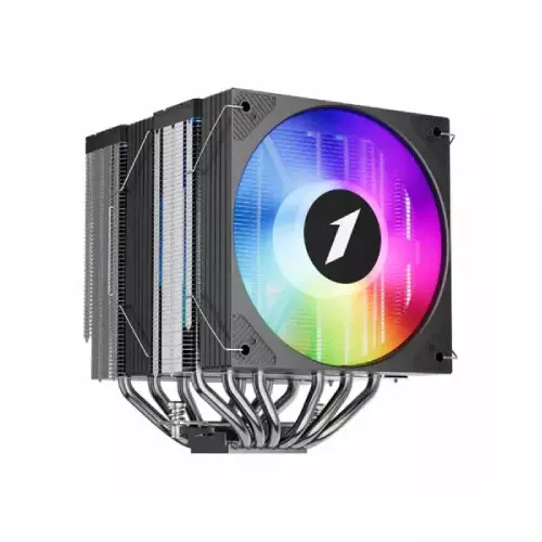 1STPLAYER CRYO CY12LD ARGB Dual Tower Air CPU Cooler (Black) - 2