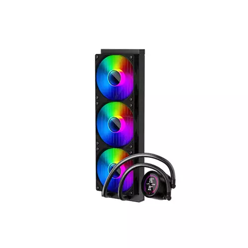 1STPLAYER TS4 360 ARGB Liquid CPU Cooler (Black) - 1