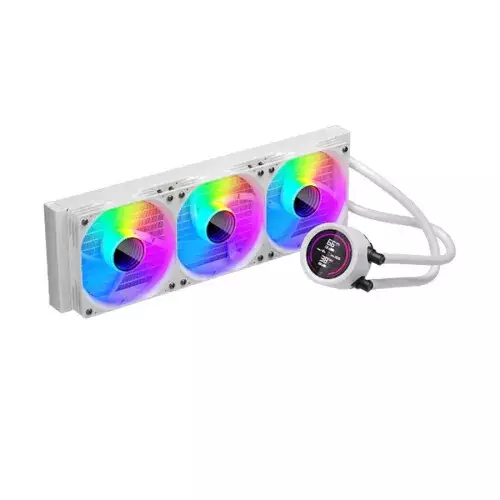1STPLAYER TS4 360 ARGB Liquid CPU Cooler (White)