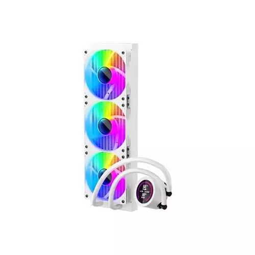 1STPLAYER TS4 360 ARGB Liquid CPU Cooler (White) - 1