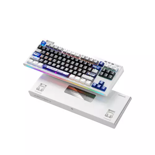 1STPlayer NEO87 Tri-Mode RGB Mechanical Keyboard (Thunderstorm) - 1