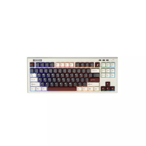 1STPlayer NEO87 Tri-Mode RGB Lavender Mechanical Switch Keyboard (ROME) - 2