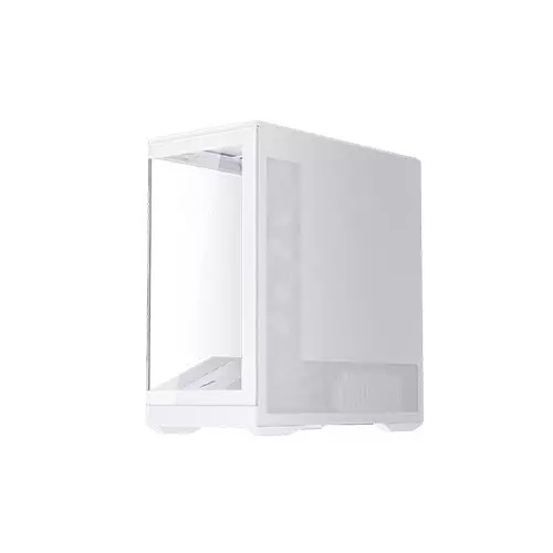 1st Player GM7 Tempered Glass Mid Tower M-ATX Gaming PC Case (White) - 3