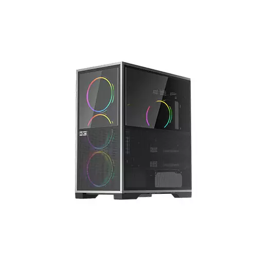 1st Player IF8 Mid Tower M-ATX Gaming PC Case - 0