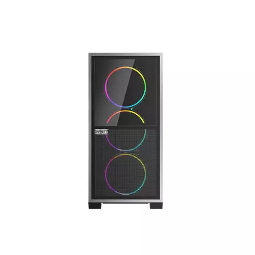 1st Player IF8 Mid Tower M-ATX Gaming PC Case - 0