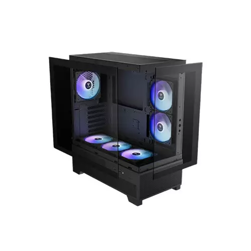 Gamdias AURA GC12 ARGB PANORAMIC Mid-Tower ATX Gaming Computer Case - 3