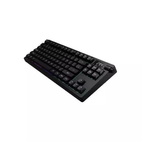 Gamdias HERMES M7 Hybrid Tri-Mode Red Switch Hot-Swappable Mechanical Keyboard With Display - 0