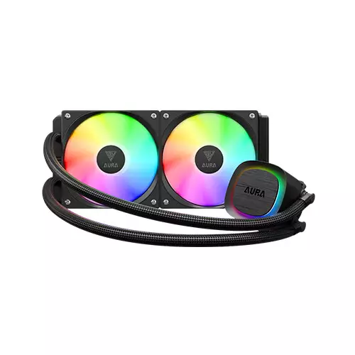 Gamdias AURA GL240 V2 ARGB AIO Liquid CPU Cooler - 1