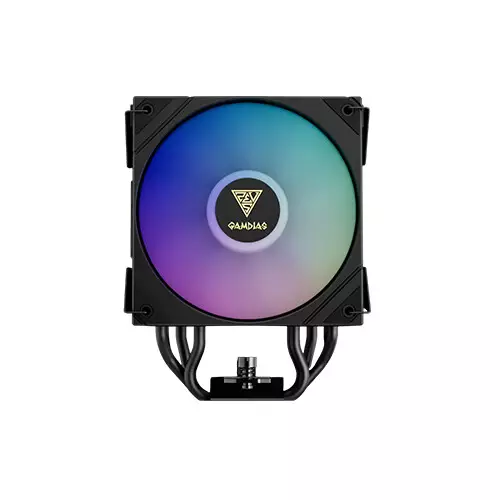 Gamdias BOREAS M2-51D ARGB Digital Display Single Tower Air CPU Cooler - 1