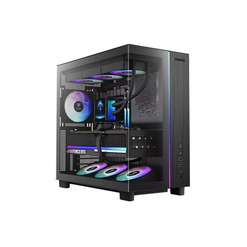 Gamdias ATLAS M4 ARGB ATX Mid-Tower Case (Black)
