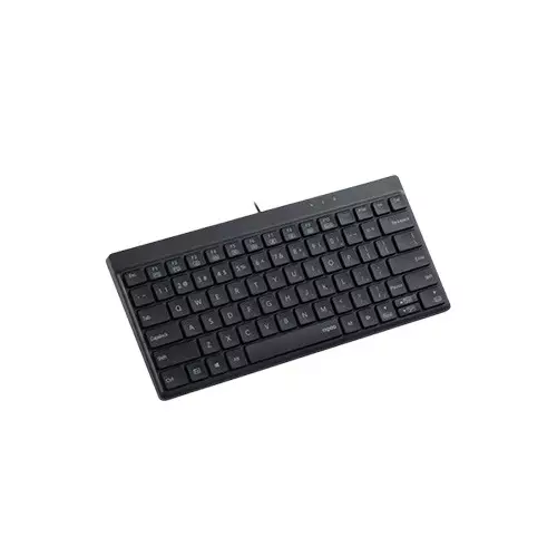Rapoo NK8000 USB 80 Keys Wired Black Keyboard - 1