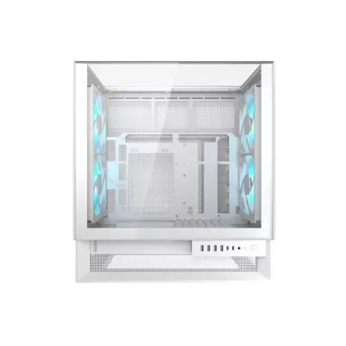 Couger OmnyX ATX Mid Tower Gaming Casing (White) - 0