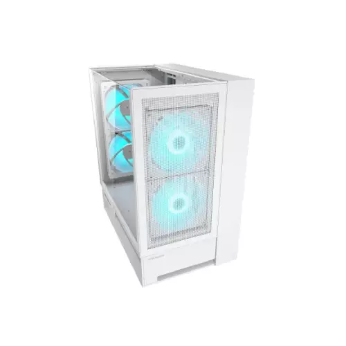 Couger OmnyX ATX Mid Tower Gaming Casing (White) - 0