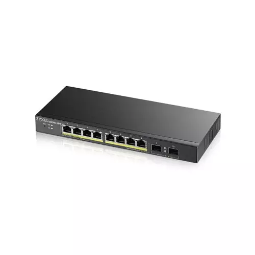 Zyxel GS1900-10HP 8-port GbE Smart Managed PoE Switch with GbE Uplink - 3