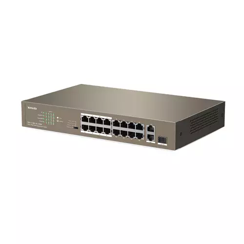 Tenda TEF1118P-16-150W 10/100Mbps PoE +1 Gigabit/SFP Slots Switch - 1