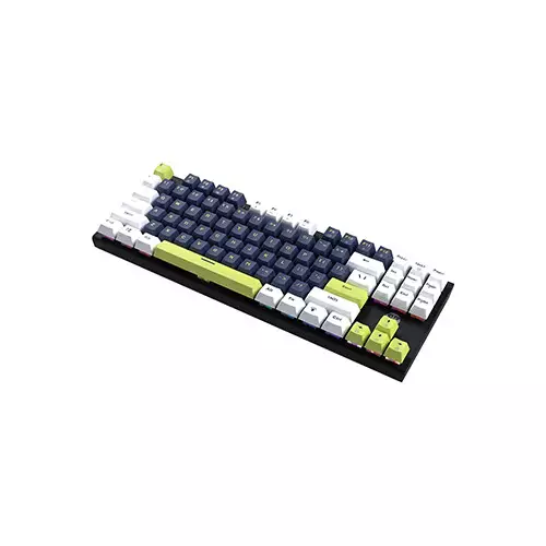 Fantech ATOM87S MK877S Blue Switch Mechanical Gaming Keyboard (Navy Blue) - 1